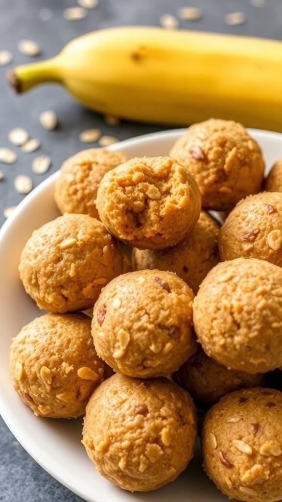 Picture of Banana Bread Energy Balls Recipe